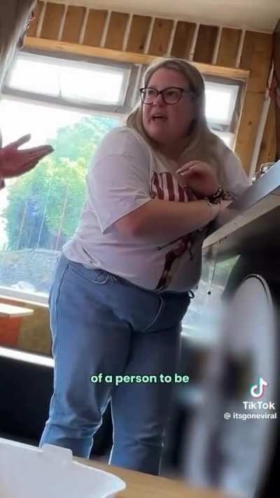 British woman in pub tells Spanish speaking Brit to “go back to her own country”.