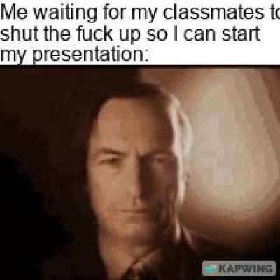 Shut up already