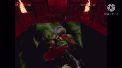 Doom guy is mad