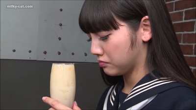 Compilation of girls drinking rotten/unfrozen cum