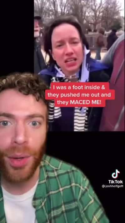 "They maced me"