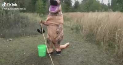 That's one deep bucket
