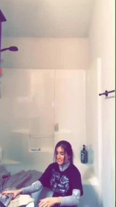 What could go wrong hanging onto a shower bar