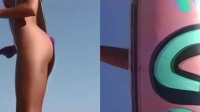 Jodi vs Kimberly (pink sling)
