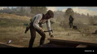 I guess his Lumbago meant he couldn't stand up anymore. What a way to fail a mission.