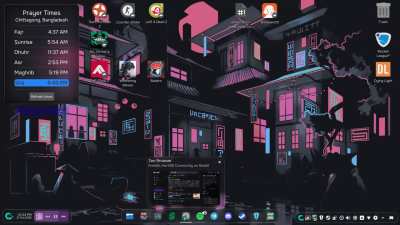 [KDE] Tokyo Night + Liquid Glass