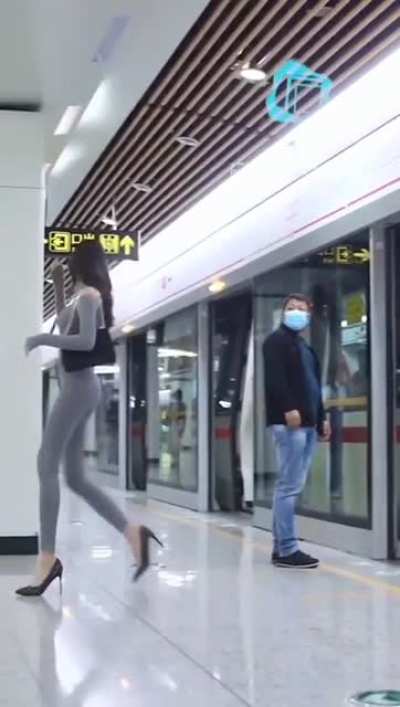 chasing her out of the metro
