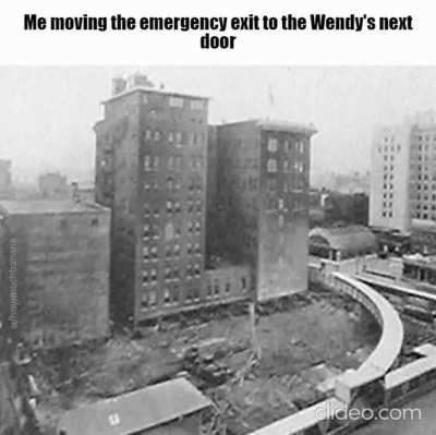*Gently leans on the side of the building*
