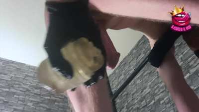 Cock milked with a fleshlight and ruined multiple times