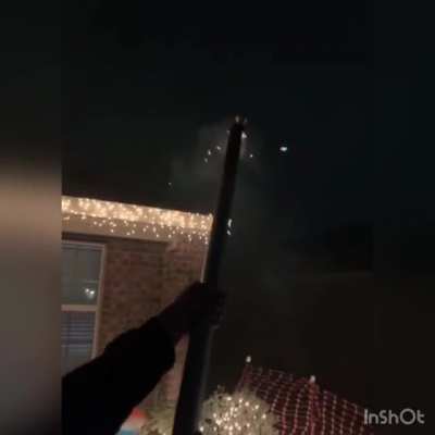 Damn talk about a lucky shot