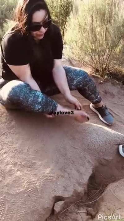 During my hike