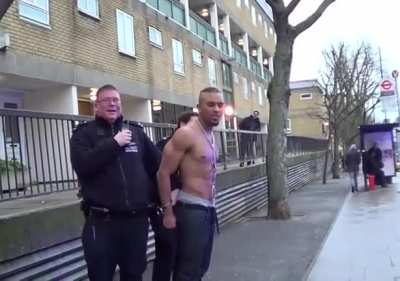 That police officer is officially dead inside.