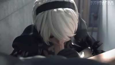 2B sucking dick (HydraFXX) [NieR: Automata]