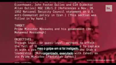 Os aiatol&aacute;s, l&iacute;deres fundamentalistas do Ir&atilde;, chegaram ao poder como resultado direto de um golpe da CIA contra o governo moderado e democr&aacute;tico que disse "o petr&oacute;leo &eacute; nosso".