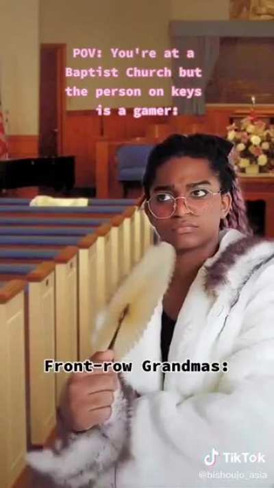 When sonic goes to church