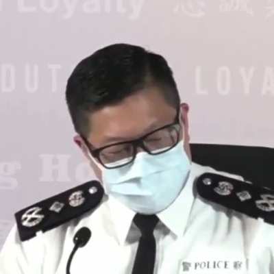 Popo Tang blunders into another Absurd Statement: "Police Shall Breach Law Knowingly"