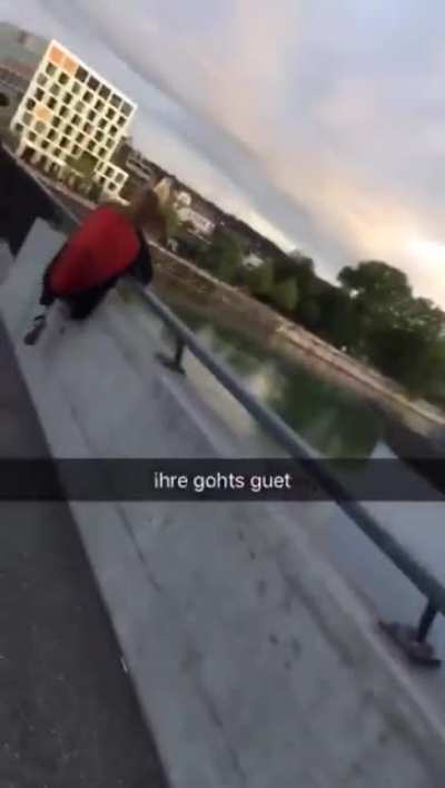 What could go wrong not looking before you jump off a bridge
