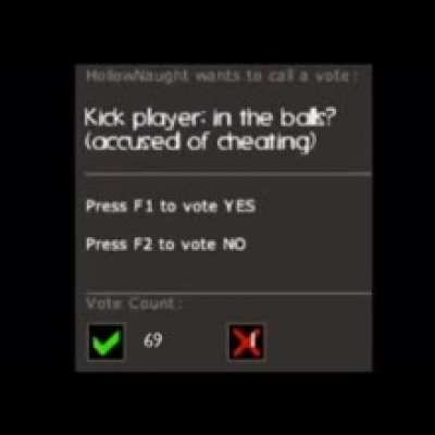 Kicking player in balls