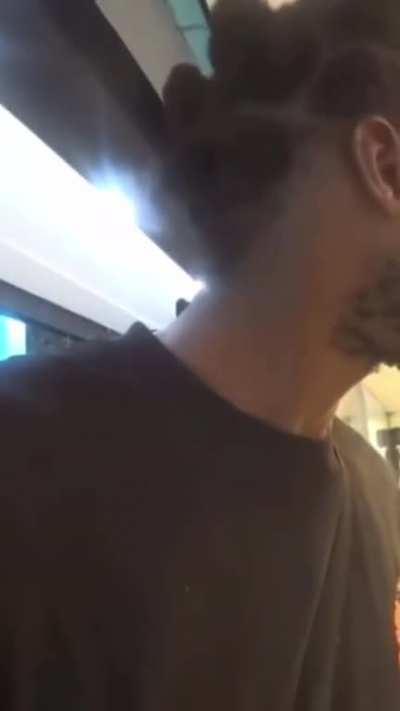 British black dude shuts down racist in India