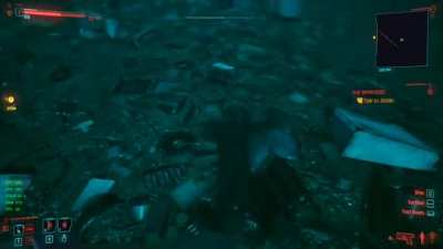 V sure has an interesting way of swimming...