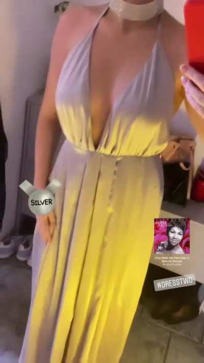 Silvery dress
