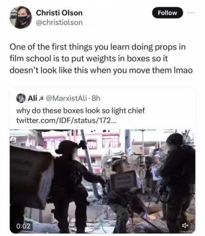 Israel can't even fake things the right way