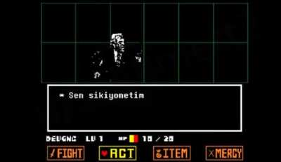 T&Uuml;RK SOLU KAVGASI BUT UNDERTALE