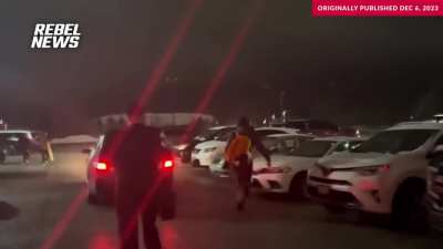 Transwoman gets chased out by reporter