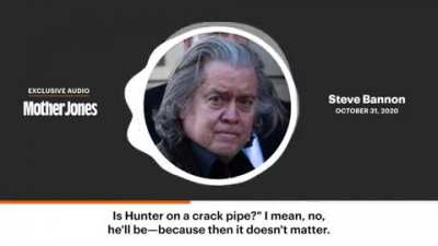 A whistleblower leaked an audio recording of Steve Bannon bragging about the Big Lie: "If Trump loses, he's gonna falsely claim he won."