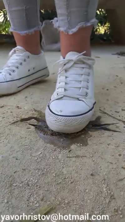 Girl crush crabs
