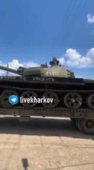 Wasn't a joke afterall. Russians seriously sending t62m1s as replacements &amp;amp; into combat