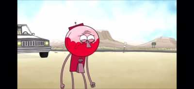 Without a doubt the powerful moment in regular show &amp;amp; I&rsquo;ll even go as far to say in Cartoon Network history.