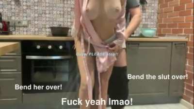 Your "friends" talked you into setting up a spy cam in your kitchen... and then THIS happens?!
