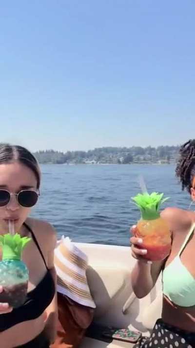 Party boat babes