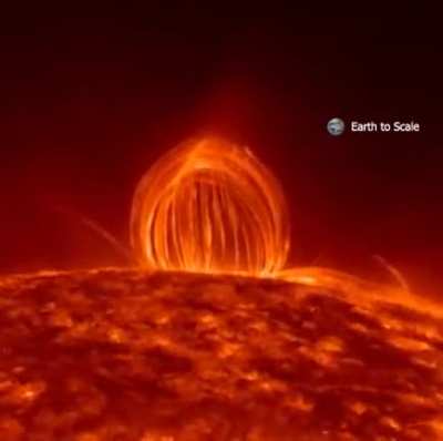 This video of Sun&rsquo;s Plasma rain larger than the earth captured by the Solar Dynamics Observatory Spacecraft over 9 hours.