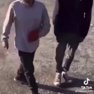 Honduran migrants make it off the train and are welcomed to America