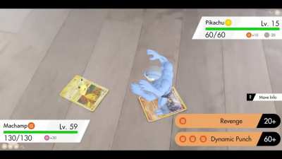 I made Pok&eacute;mon cards AR using Unity, brief video walkthrough on how I did it in the comments!