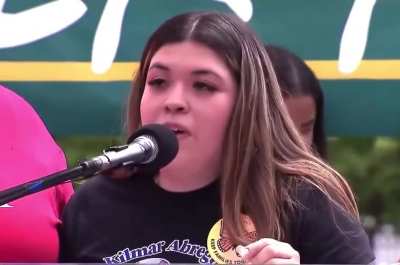 Today Kilmar Garcia&rsquo;s wife, Jennifer Vasquez, spoke at the DC rally:"It's been 50 days. 50 days of pain and suffering. 50 days of uncertainty. As we finally saw the proof that Kilmar was alive, my children and I had to watch Trump and Bukele's administrat