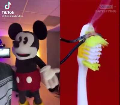 YOU BURNED MY TOOTHBRUSH..