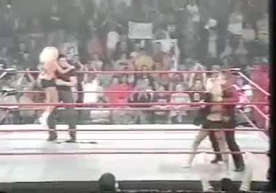 TNA&lsquo;s Lollipop looses her top during match (RARE)