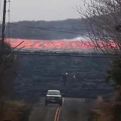 This is not a time-lapse video. Amazing footage of a river of lava moving at an incredible speed captured by photographer Ken Boyer