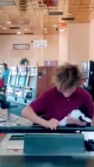 Zombie kicked out of Las Vegas casino.