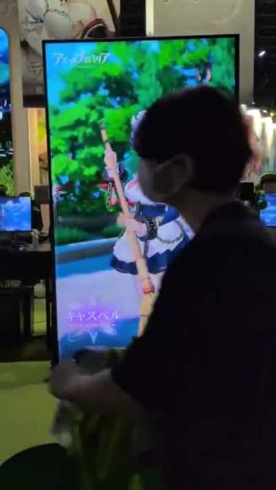 Full TGS portait promo video at the Azur Promilia booth (includes both old and new characters)