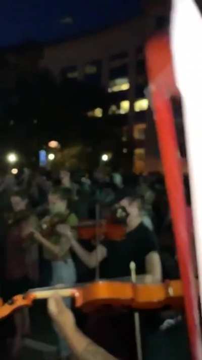Amazing Grace at Elijah McClain&rsquo;s violin vigil in Aurora, CO