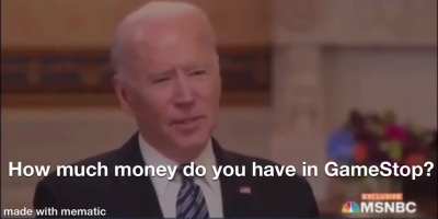 When people ask how much money I have in GME