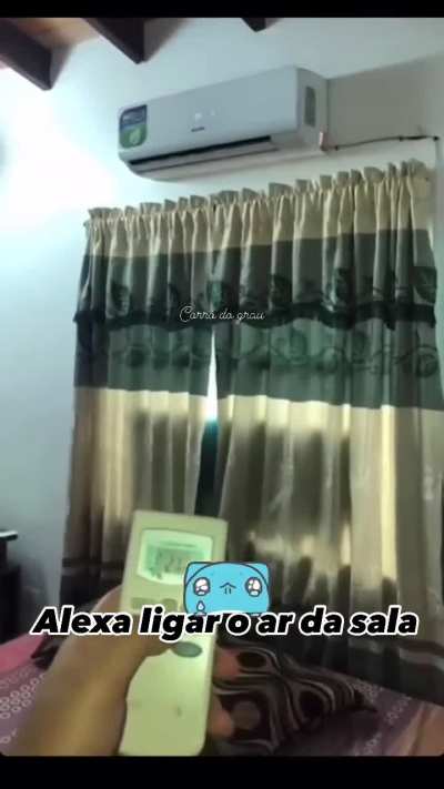 Alexa, ligar o ar da sala 👹🦅🦅🦅💥💥🔥🔥🔥🔥🔥