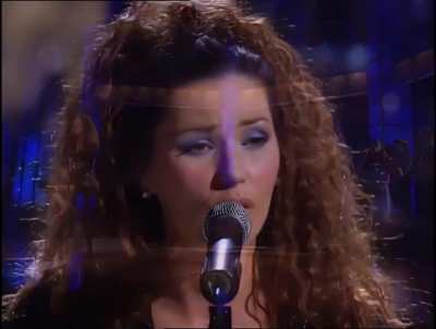 Shania Twain, live on VH1 in 1998, performing "You're Still the One"