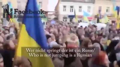 You can find neo-Nazis in Russia as well of course, but you would have a hard time capturing whole crowds of young people literally threatening violence