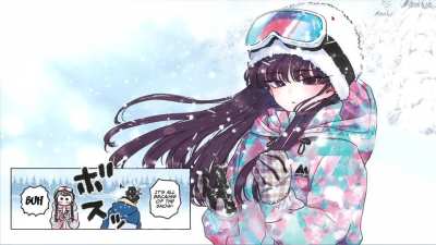 hi everyone, today i finished a komi-san wallpaper for wallpaperengine(link in the comments)