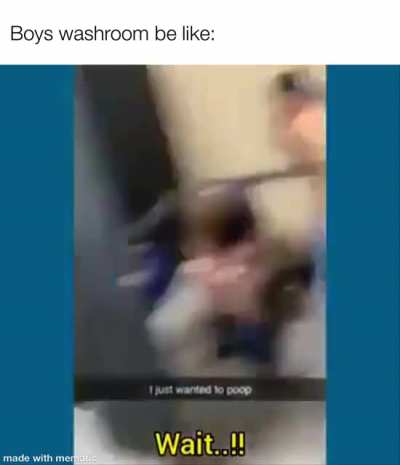 Fight in men’s bathroom